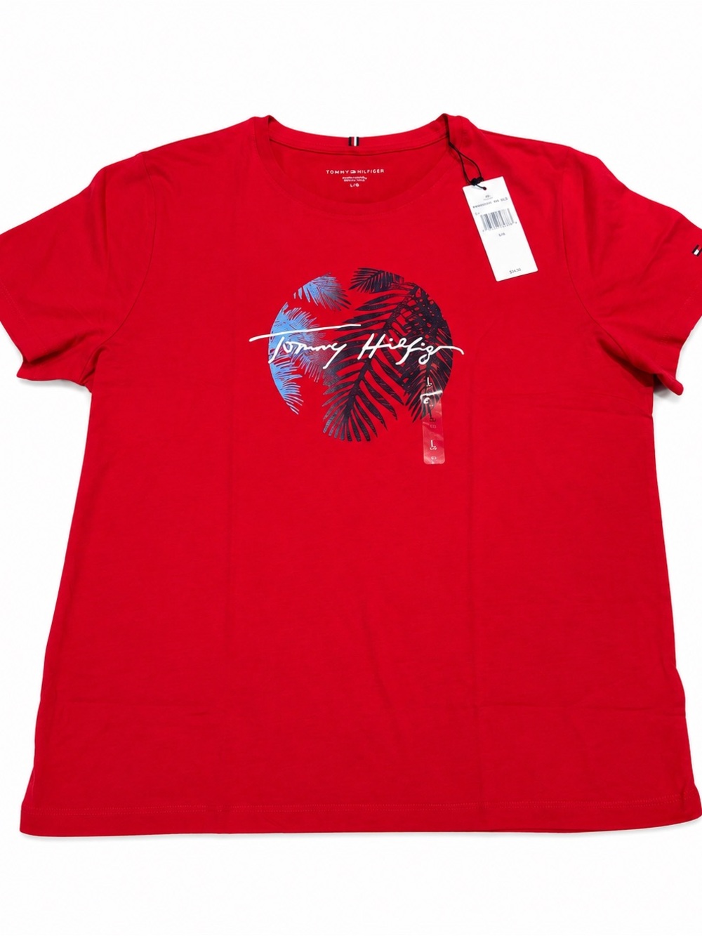 Tommy Hilfiger Women’s Tropical Palm Logo Tee